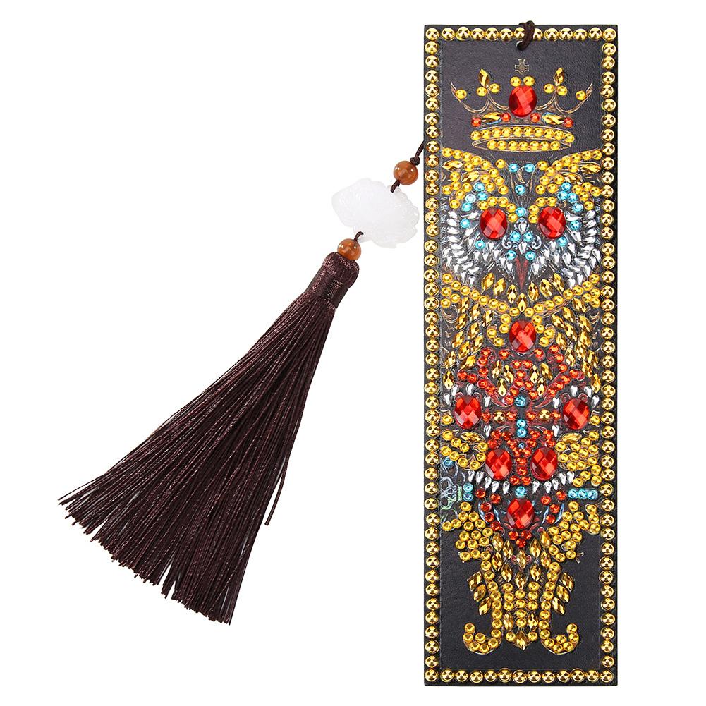 

Owl-DIY Creative Diamond Tassel Bookmark, 501 Original