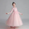 Princess Kid Girl Long Sequin Long Formal Dresses