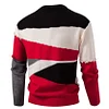 Men's Frayed Edge Colorblock Crew Neck Sweater by Inlyline