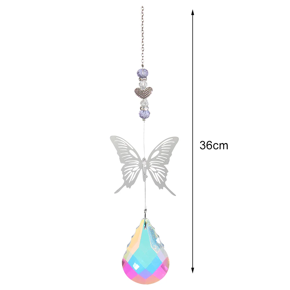 Crystal Windchimes Sunlight Catching Hanging Pendant Light Catcher Jewelry