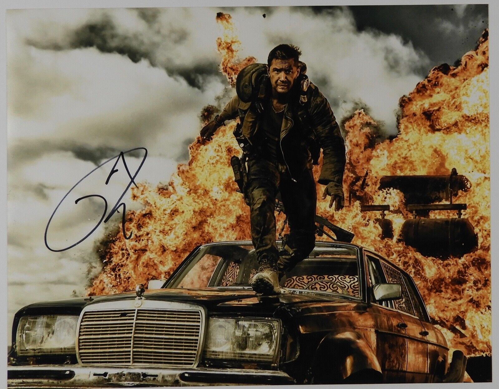 Tom Hardy Autograph JSA 11 x 14 Signed Photo Poster painting Mad Max Fury Road