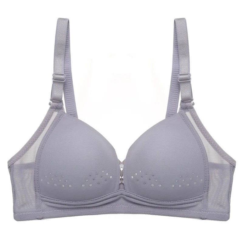 Lace Bra Women Seamless Brassiere Female Bralette Push Up Underwear Mesh Breathable Sexy Wireless Intimates Lingerie A/B Cup
