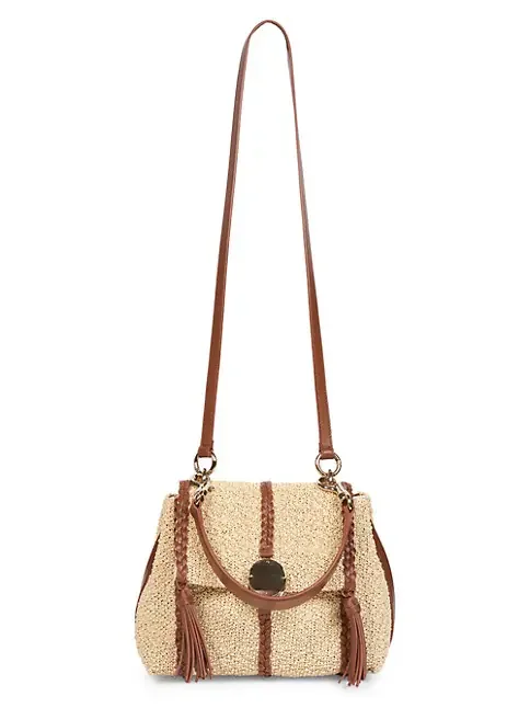Chlo&eacute; Penelope Woven Small Shoulder Bag