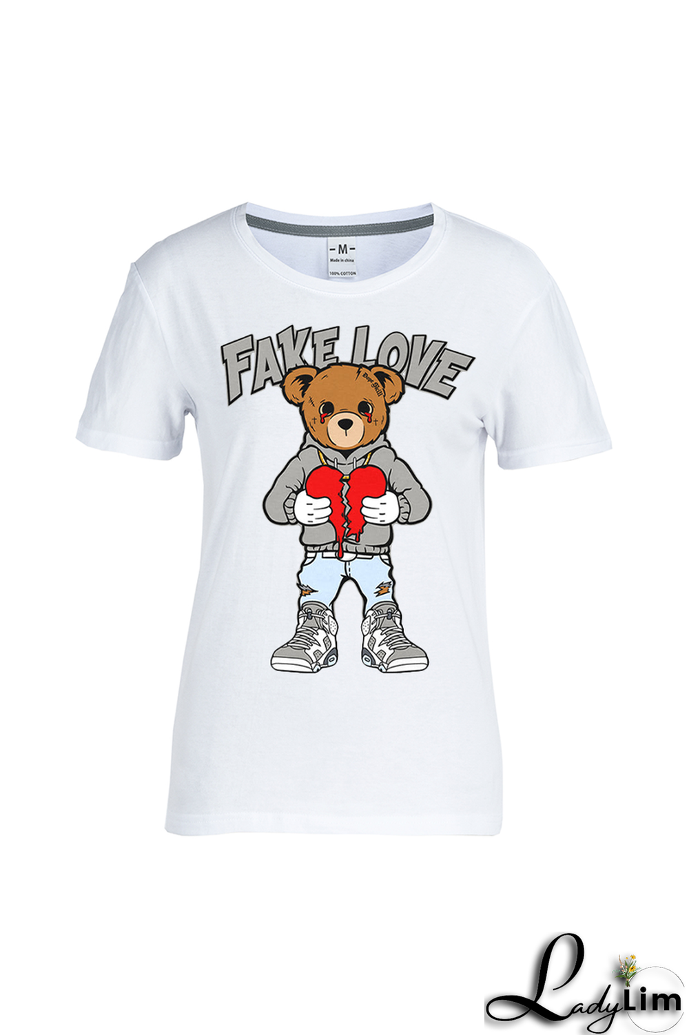 Orange Casual Daily Print Patchwork O Neck T-Shirts