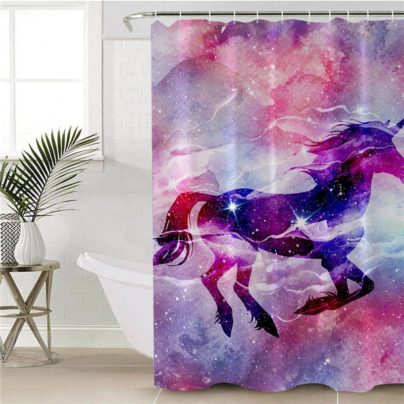 

Unicorn - Print Shower Curtain, 180*200cm, 501 Original