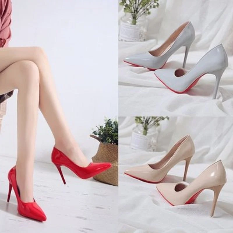 New 2020 Bed High Heels Fun One-time Sexy High Heels Bed Foot Fetish Alternative Passion Sexy Red Bottom