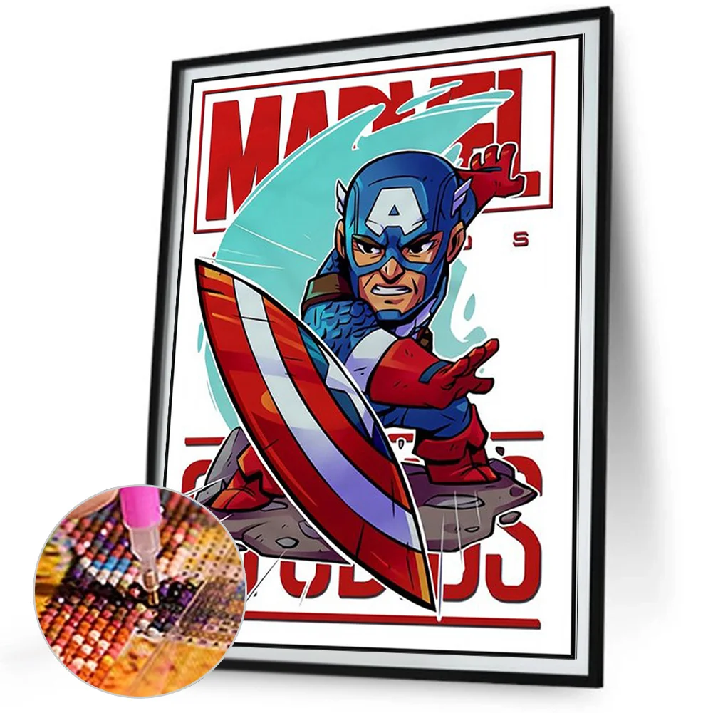 Full Square Diamond Painting 35*45cm - Superhero