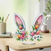 Diamond Painting Acrylic Bunny Ears Diamond Painting Desktop Ornaments