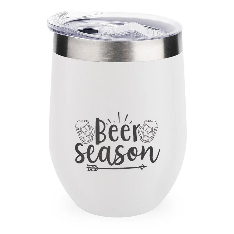 Beer Season Stainless Steel Insulated Cup Traval Mugs - Heather Prints Shirts