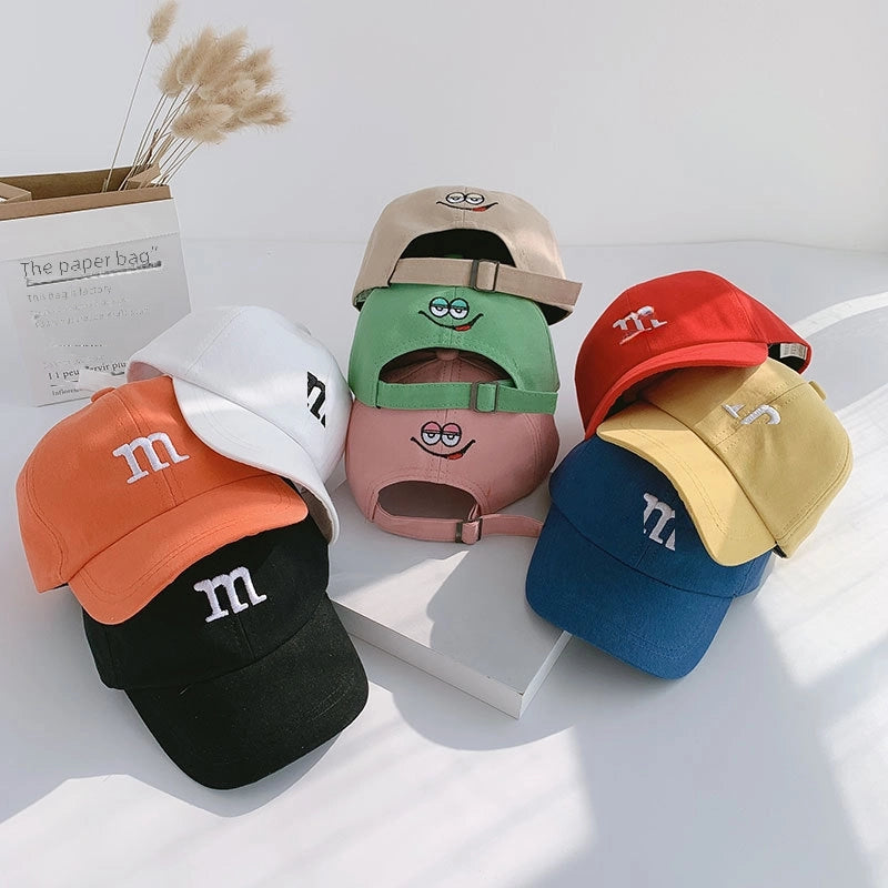 Children’s Hat Baby Spring And Autumn Cap Korean Letter Embroidery Boys Autumn And Winter Girls Kids Baseball Cap