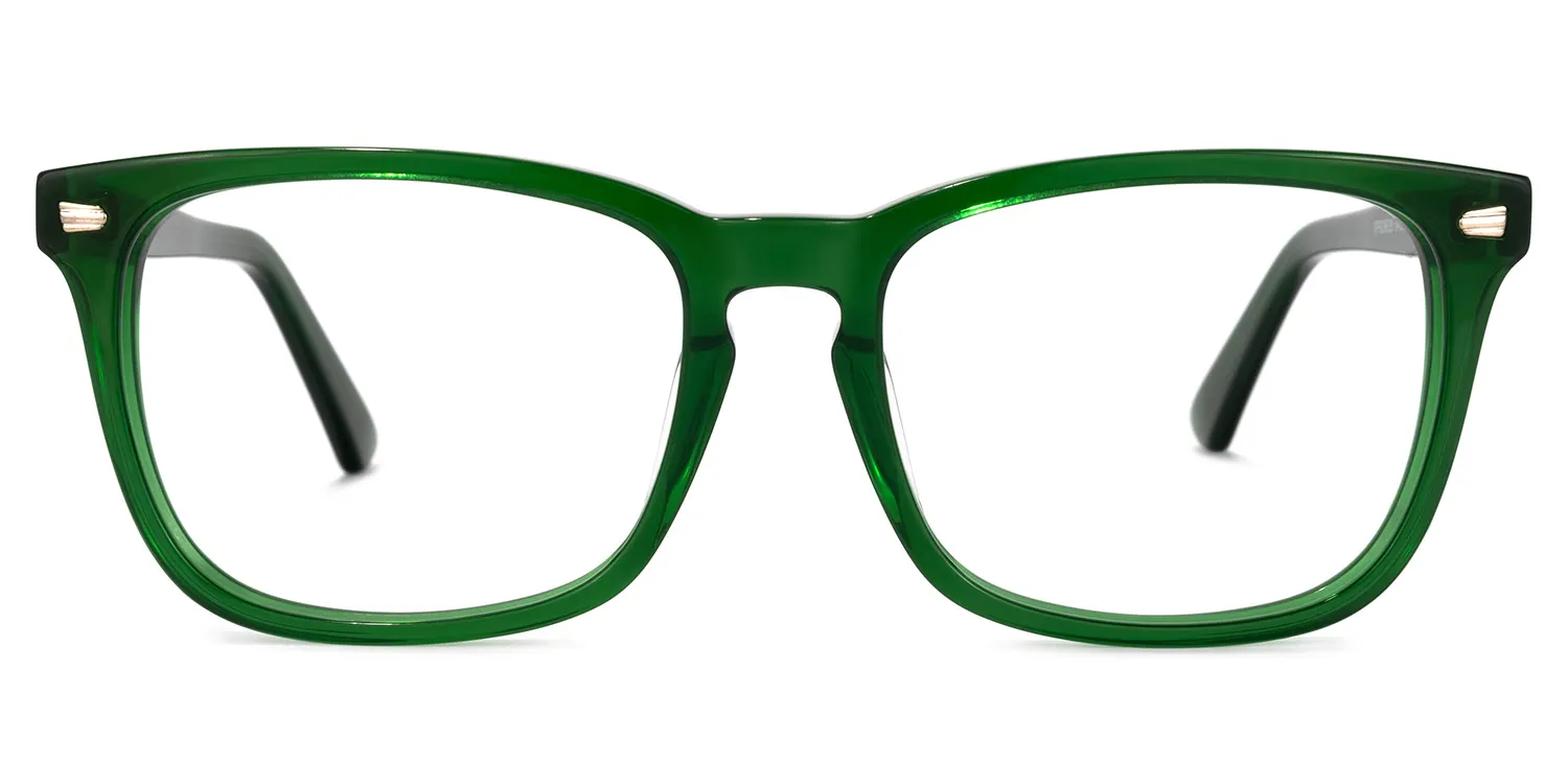 Noel GrÃ¼n Kristall Rechteckig Brille GrÃ¼n
