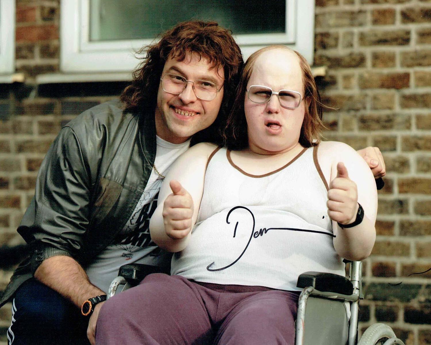 David WALLIAMS SIGNED Autograph Photo Poster painting AFTAL COA Little Britain Lou & Andy