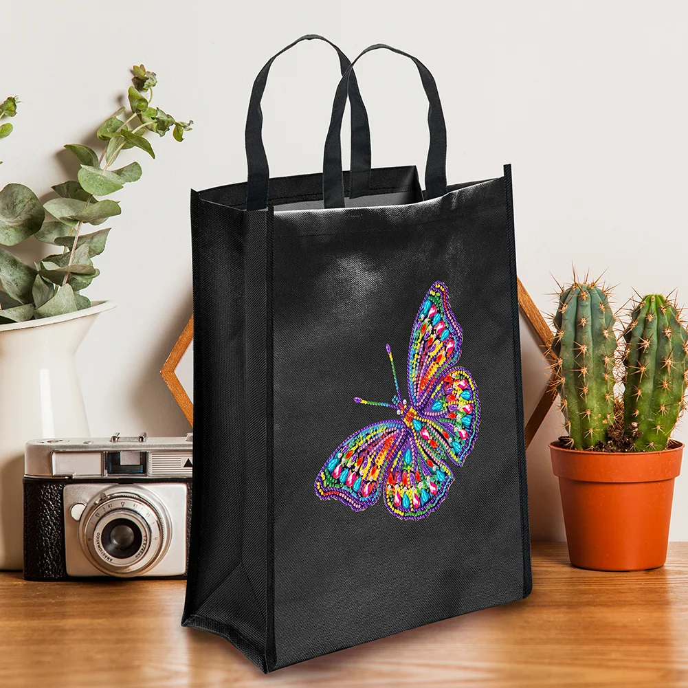 DIY Diamond Painting Luminous Eco-Friendly Bag - Butterfly