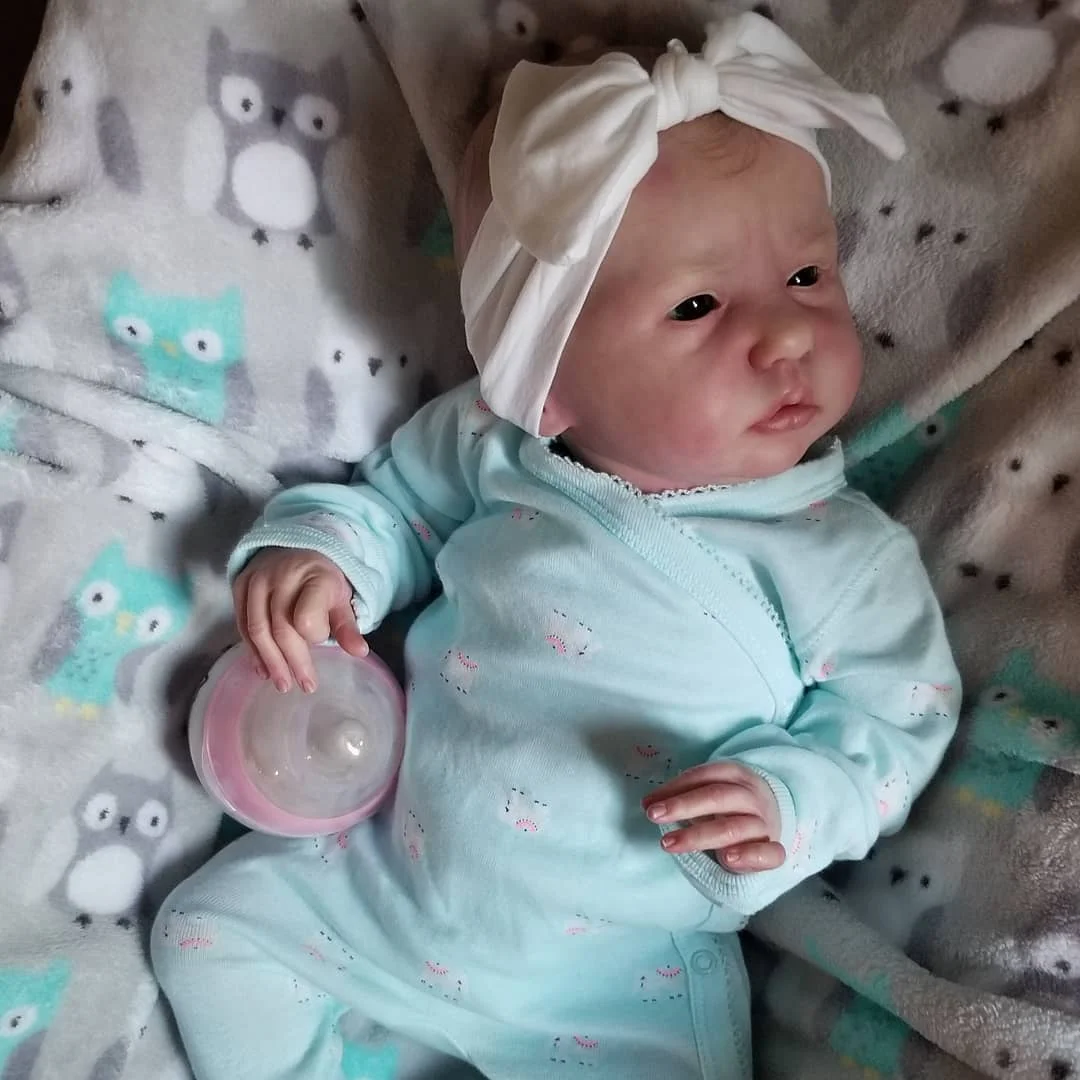 19 Inches Dorian Reborn Babies Dolls, Realistic Reborn Toddler Girls