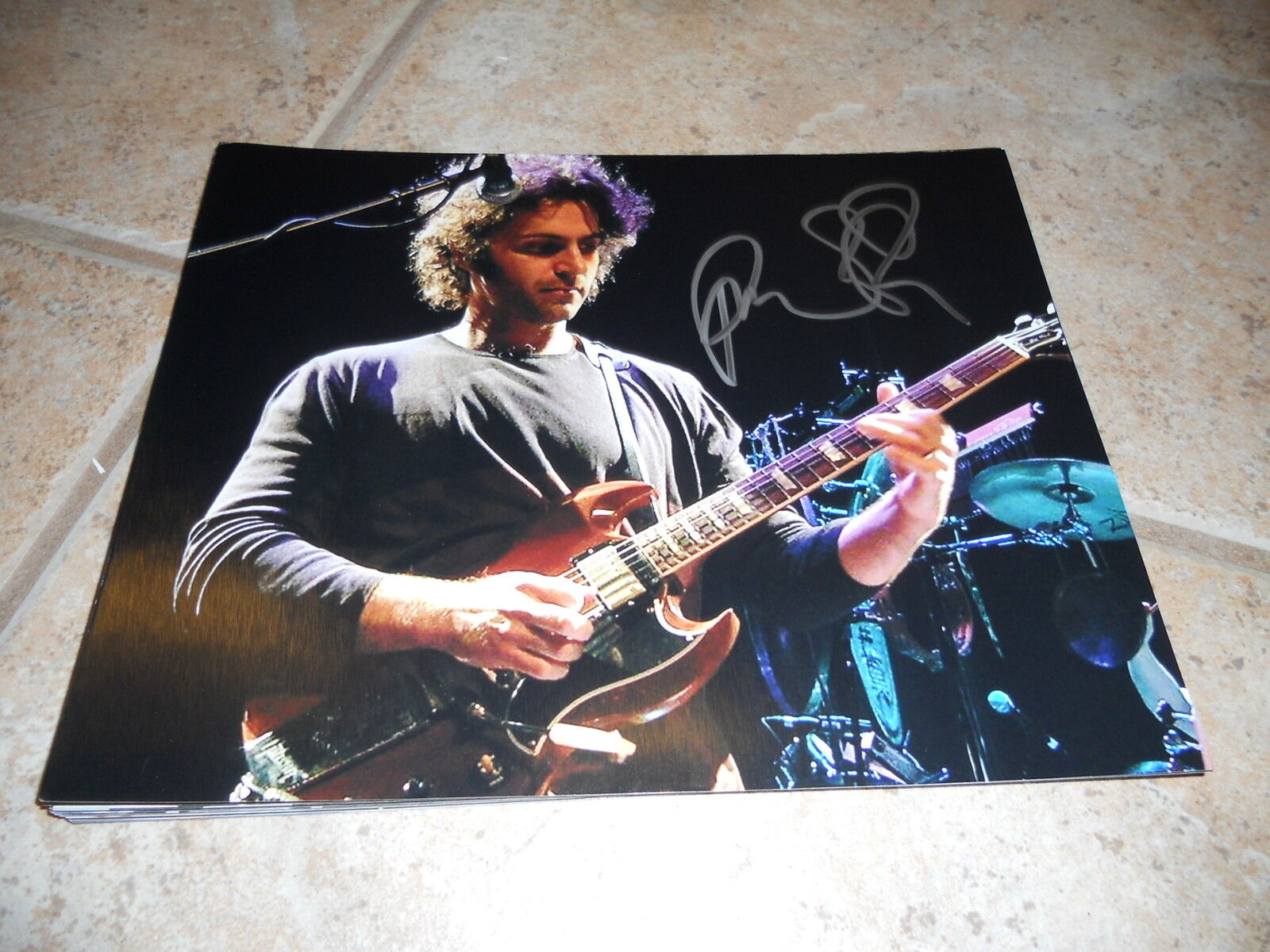 Dweezil Zappa Signed Autographed 8x10 Live Music Photo Poster painting Guitar #4 PSA Guaranteed