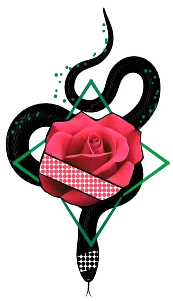 Waterproof Temporary Tattoo Sticker Rose Flower Leaf Letter Black Small Body Art Flash Tatoo Fake Tatto for Kids Girl Men Women