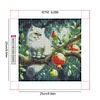Framed Diamond Painting - Full Round Drill - Cat and Pomegranate (25x25cm)