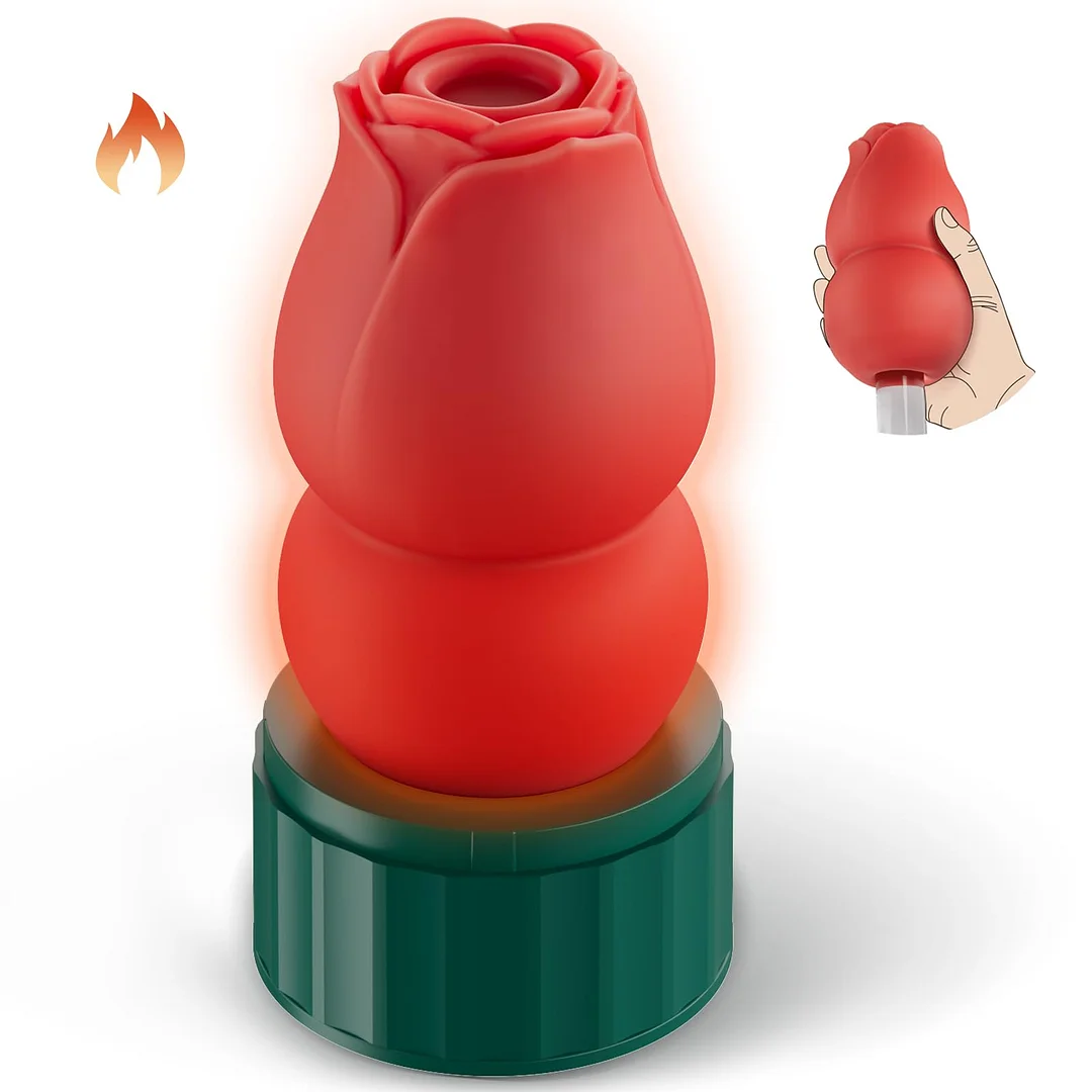 Rose Cup 3d Realistic Textured Vagina Heating Male Masturbator - Rose Toy