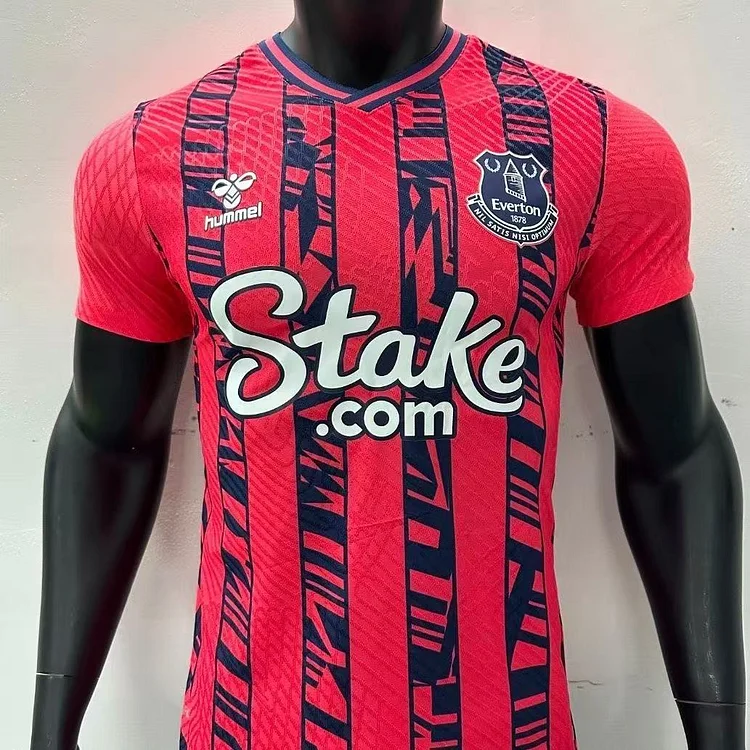 23-24 Everton Away Football Shirt Player