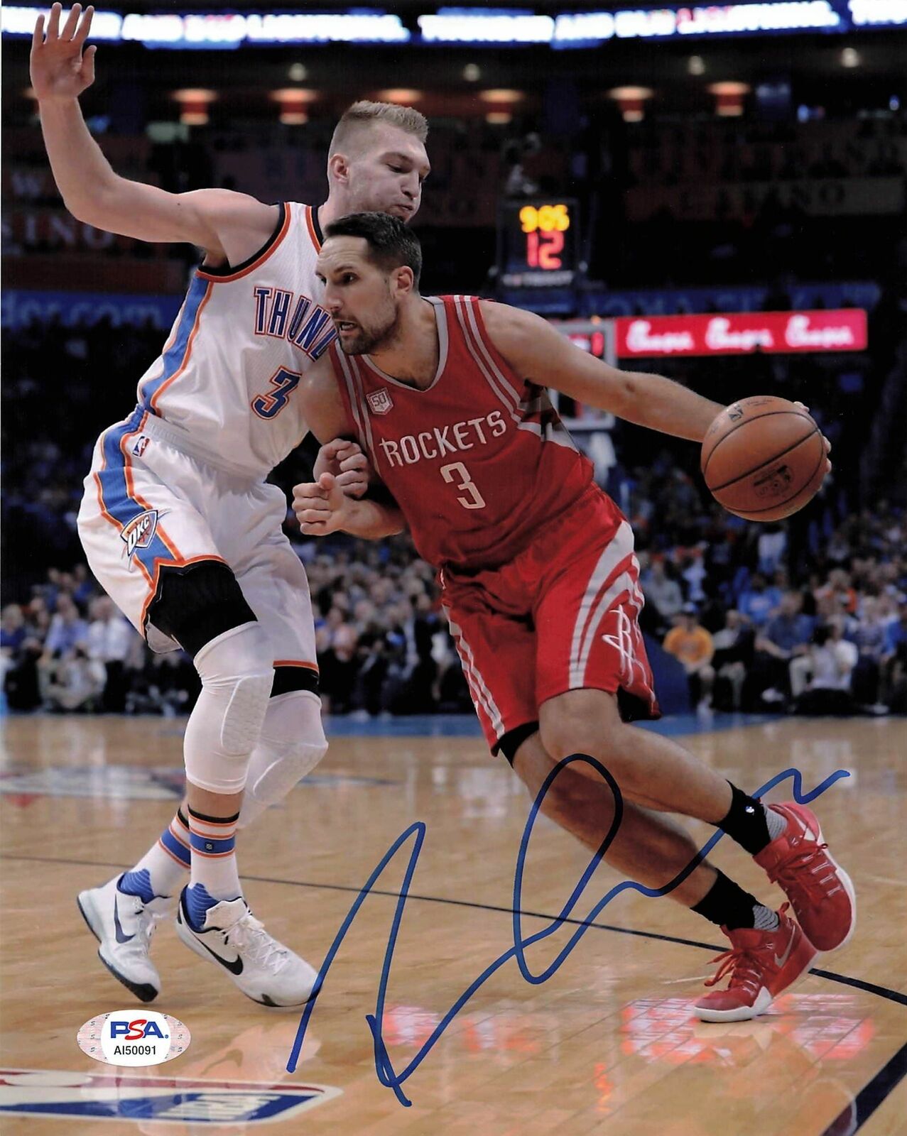 Ryan Anderson signed 8x10 Photo Poster painting PSA/DNA Houston Rockets Autographed