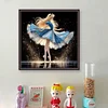 (Counted/Stamped)Ballet Alice Silhouette-11CT Cross Stitch 40*40cm