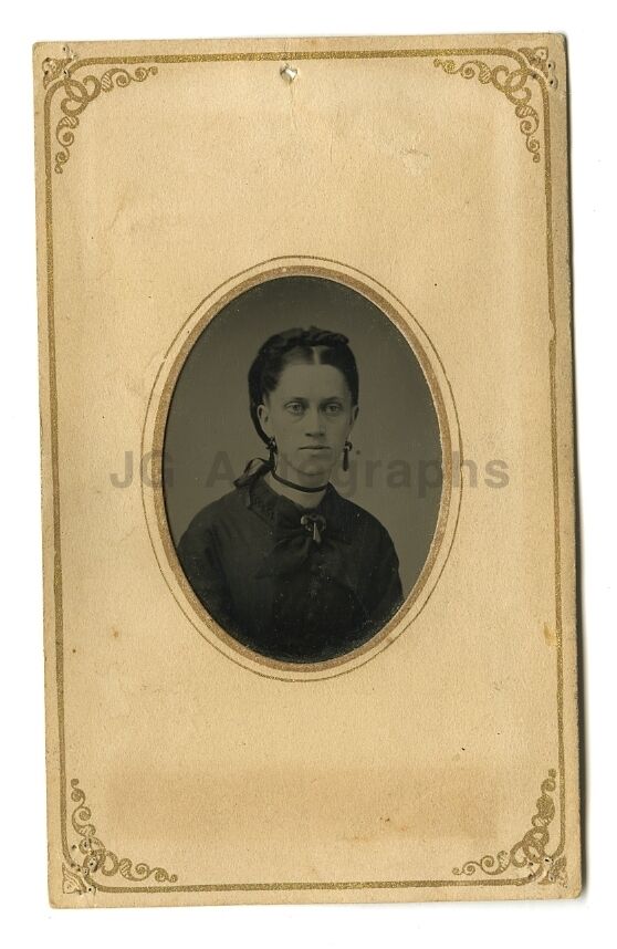 19th Century Tintype Portrait - Original Vintage Photo Poster painting - Middletown, NY