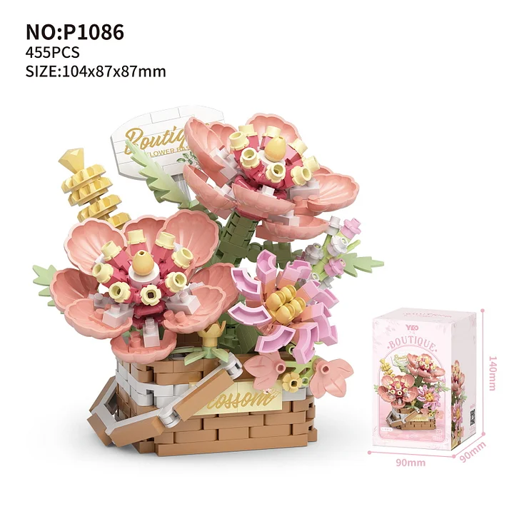 Flowers Botanical Collection Building Set with 8 Types