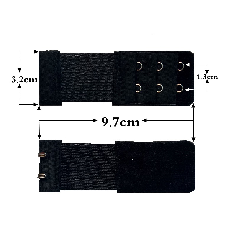 Teamgoo 1/8pcs Elastic Bra Extender Clip Clasp Buckle Adjustable Back Belt Fastener Ladies Underwear Accessories Soft Lingerie Extension