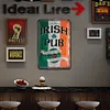 Irish  pub - Panneaux en &eacute;tain m&eacute;tallique(20*30cm/30*40cm)