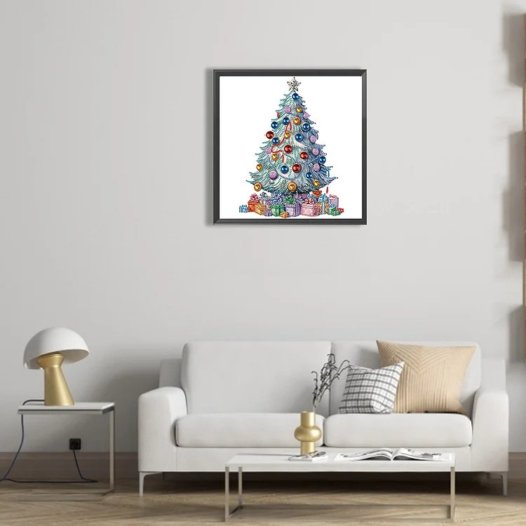 Christmas House - Partial Drill - Special Diamond Painting（40*30cm)-826860