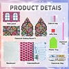 DIY Diamond Painting Special Shape Desktop Cabin Calendar Organizer Box Kit(Mandala)