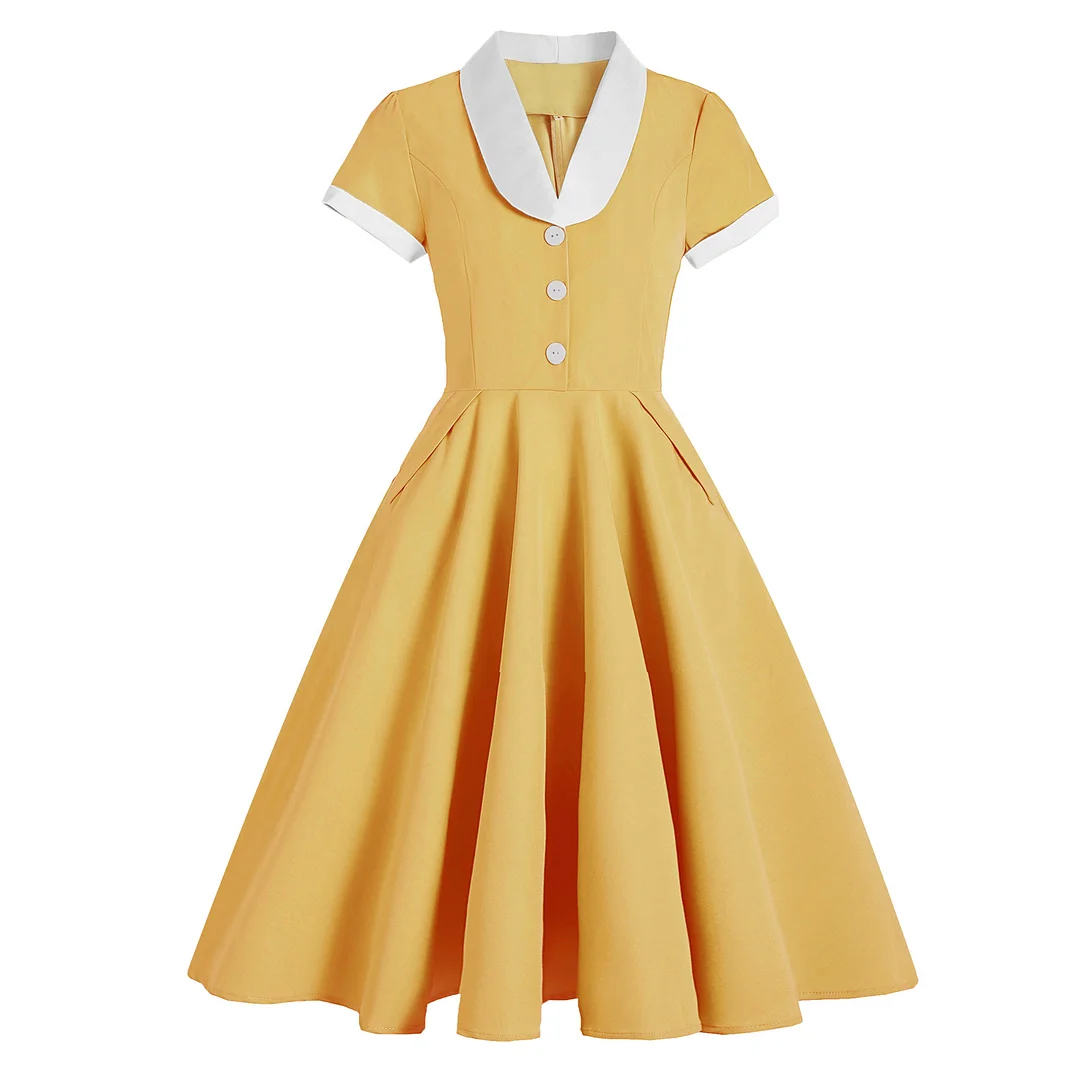 Hepburn style retro dress