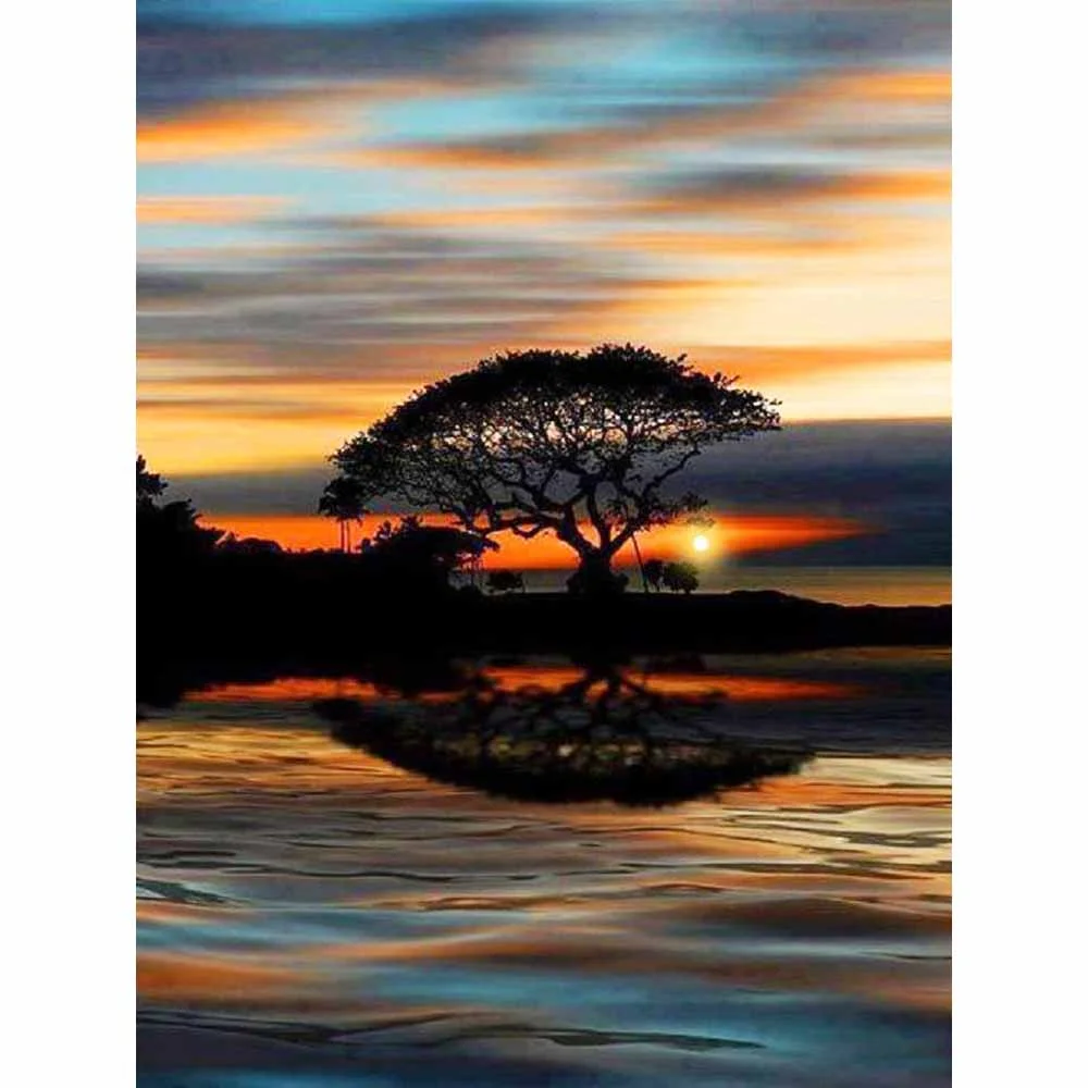 Diamond Painting - Full Round/Square Drill - Sunset(30*40 - 50*60cm)