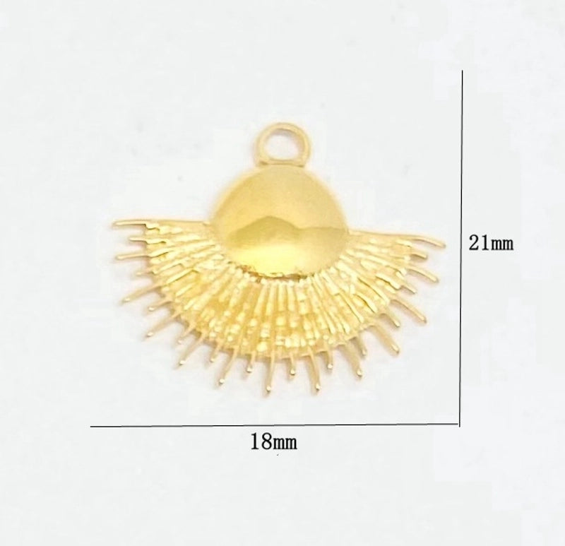 1 Piece 304 Stainless Steel Solid Color Jewelry Accessories Pendant