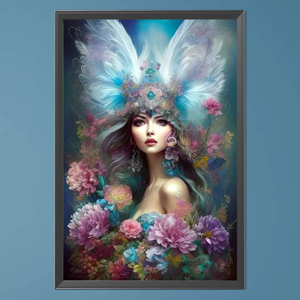 Partial AB Diamond Painting - Full Round Drill - Fairy(Canvas|45*65cm)