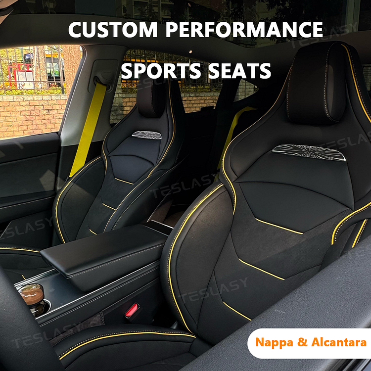 Model Y/3 Custom Performance Sports Seats Retrofit Ventilated Seat Replacement (Pre-built Version)
