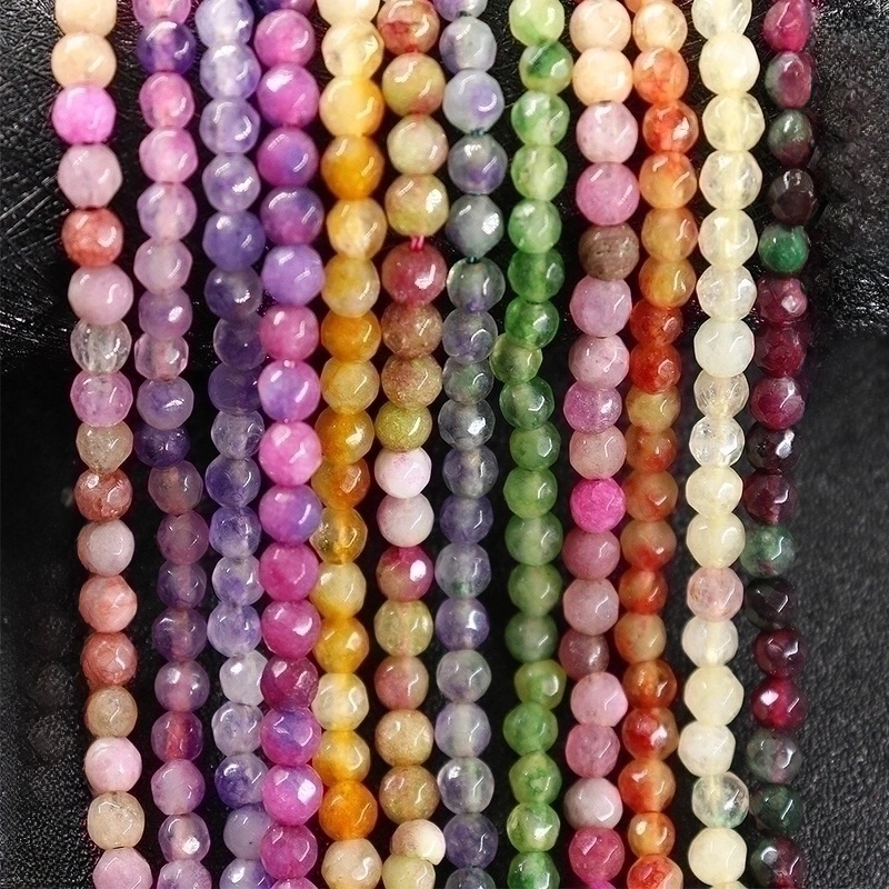 1 Set Quartz Rock Jade Color Block