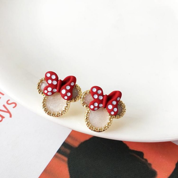 Creative Bow-knot Mickey Earrings