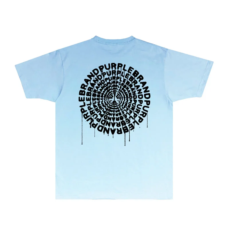 Purple 2023 new fashion T-shirt short sleeves