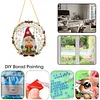 Diamond Painting Christmas Ornament Gnome Window Hanging Kit 9.45x9.45in