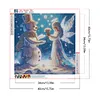 Diamond Painting -DIY Round Drill Angel Snowman(40x40cm)