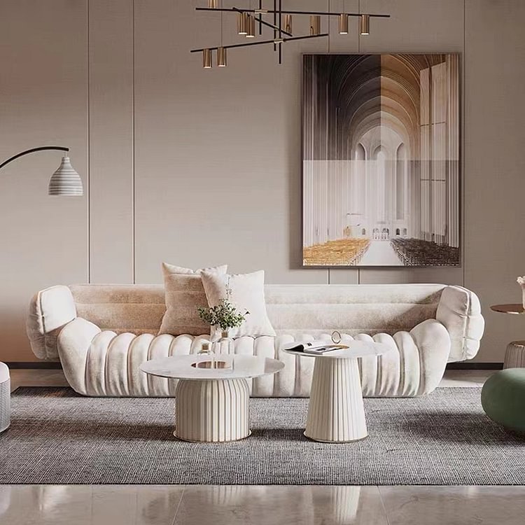 Homemys Modern Luxury Velvet Sofa