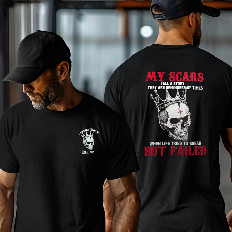 Custom My Scars Skull Shirt