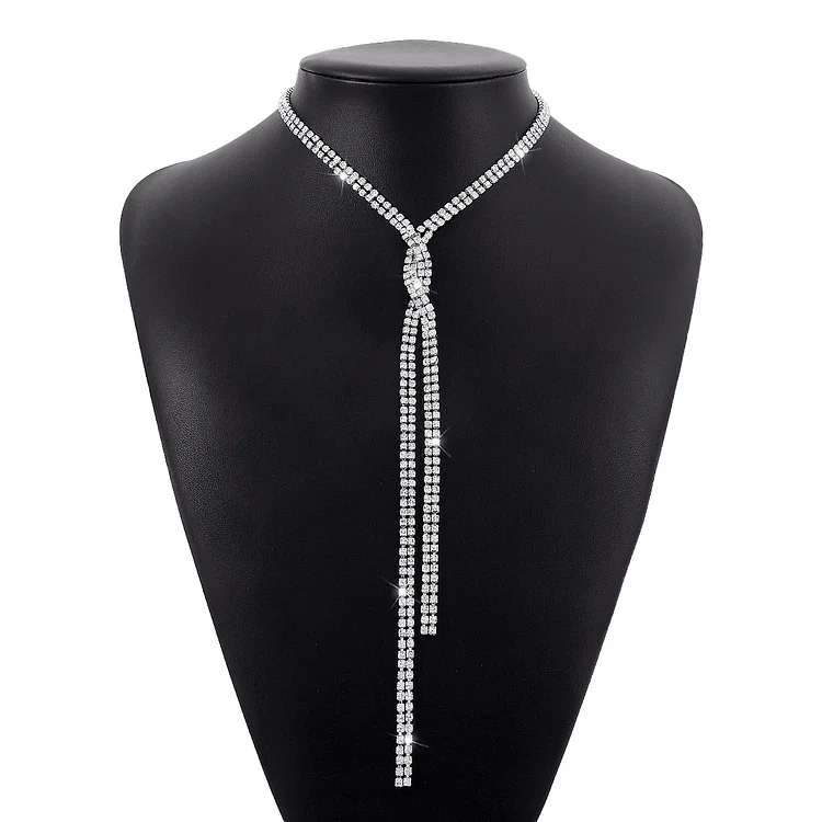 Evening Rhinestone Necklace