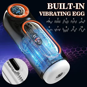 Automatic Male Masturbaor Telescopic Sucking Vagina Masturbation Cup