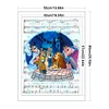 (Big Size) Lady And The Tramp Sheet Music - 11CT Stamped Cross Stitch 50*65cm/19.69*25.59in