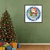 >SALE<5D DIY Full Round Drill Diamond Painting Wreath Kit Home Decoration 30x30cm