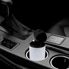 Car Ashtray Aluminum Alloy Auto Ashtray Smell Proof Windproof for Outdoor Travel
