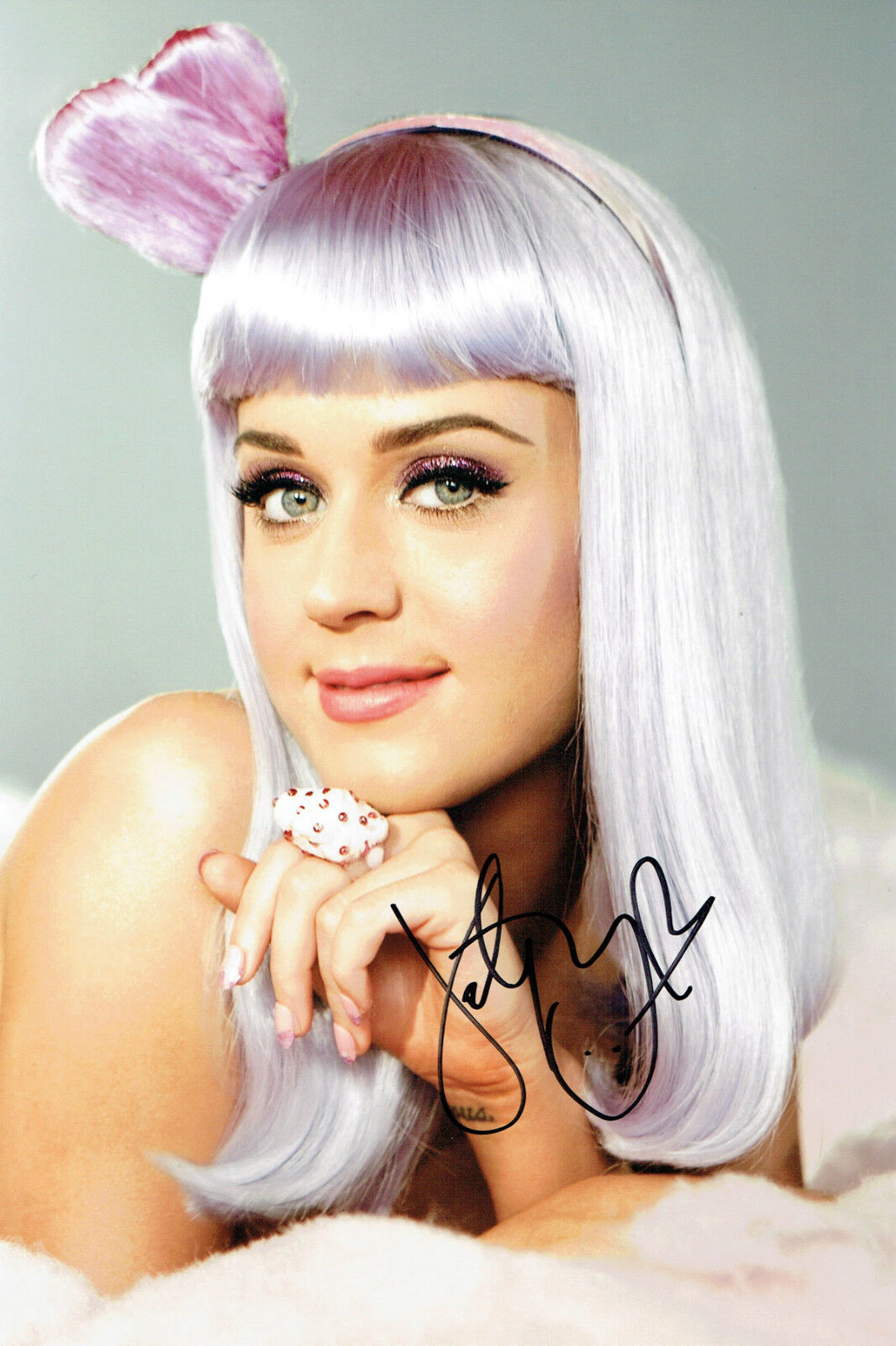 Katy PERRY SIGNED Autograph Photo Poster painting 12x8 RARE AFTAL COA Sexy Singer