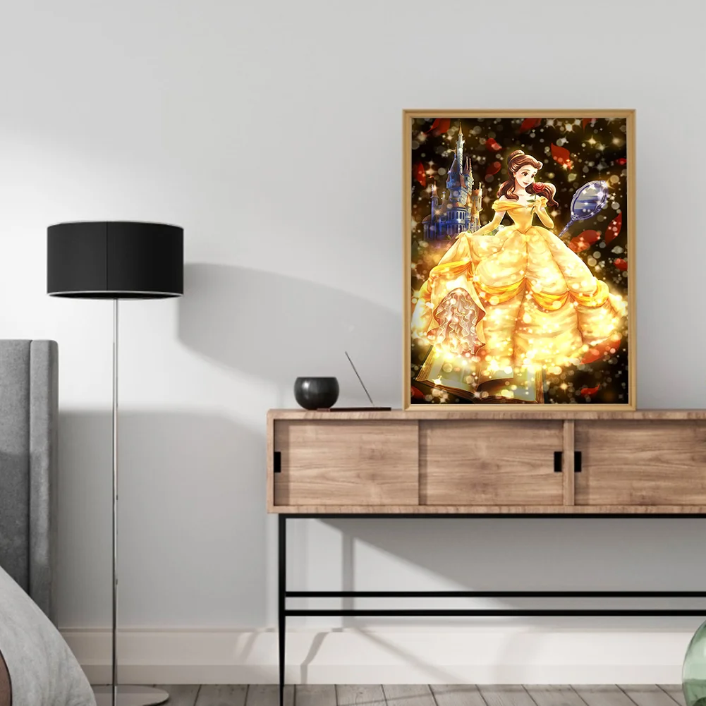 Diamond Painting - Full Round Drill - Princess(30*40cm)